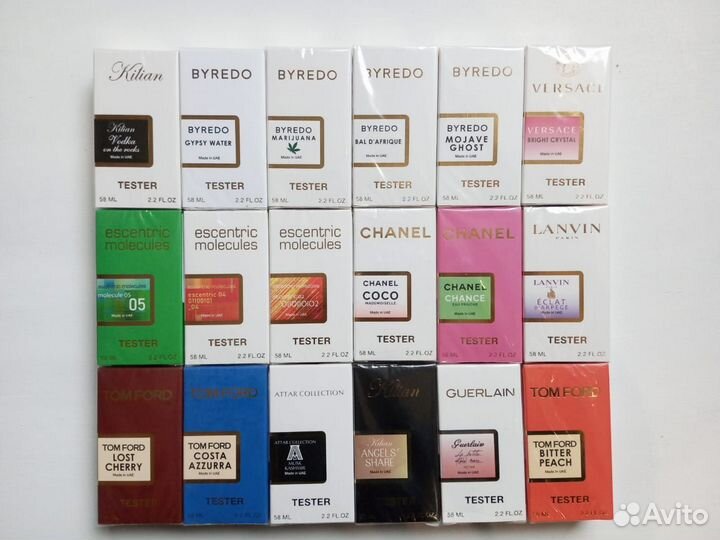Парфюмерия тестер мужская женская