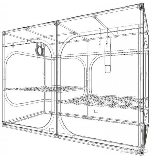 Гроутент Dark Room Wide 300x150x235 см v4.0