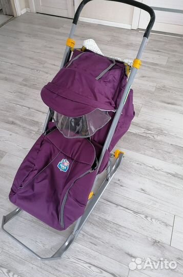 Новые детские санки коляска Ника