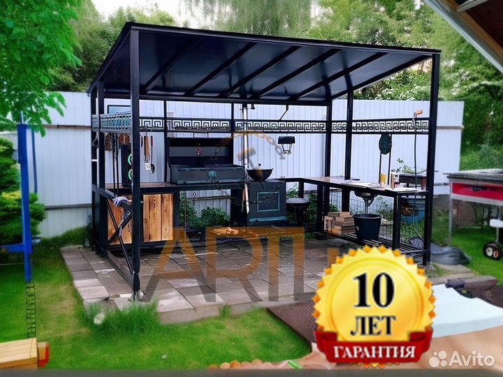 Мангал с печью под казан / от Производителя