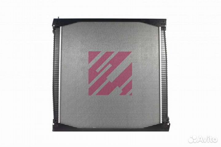 Радиатор Scania с рамкой 860x938x48