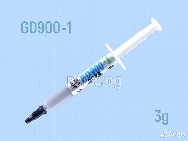 Термопаста GD900-1 Thermal Grease (3г, шприц) 6W/m