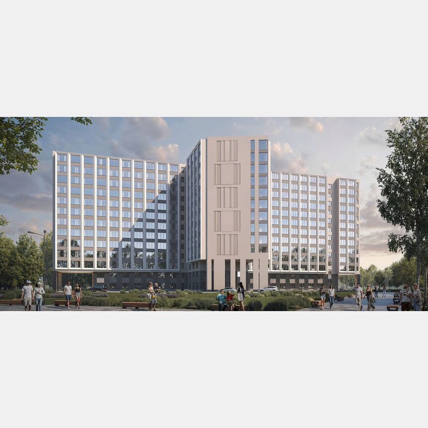 1-к. апартаменты, 25,2 м², 11/13 эт.
