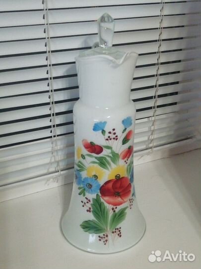 Кувшин из молочного стекла СССР