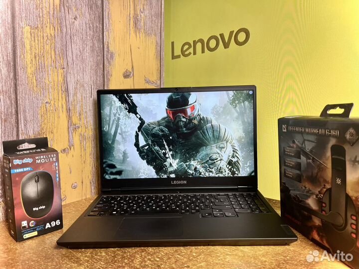 Ноутбук Lenovo Legion / Core i5 / GTX 1660Ti / SSD