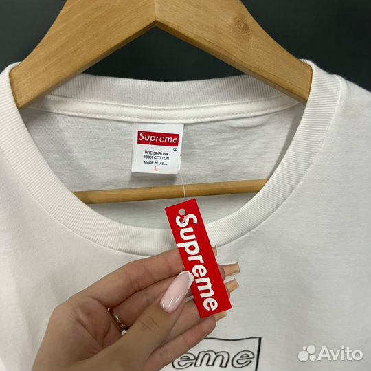 Футболка Supreme Kaws Box Logo Tee