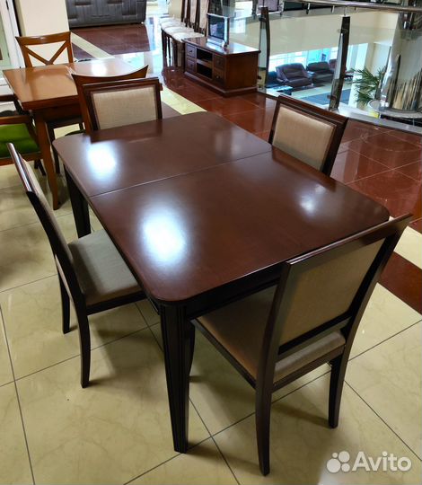 Стол + 4 стула, фабрика Selva (Италия)