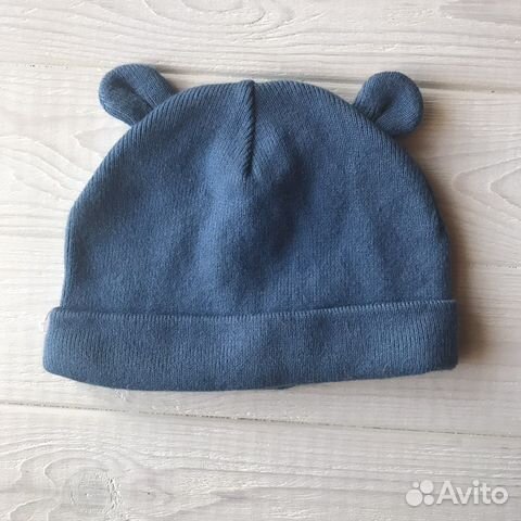 Шапочка с ушками р. 86 (12-18 мес)