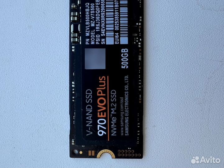 Ssd m2 samsung 970 evo plus 500