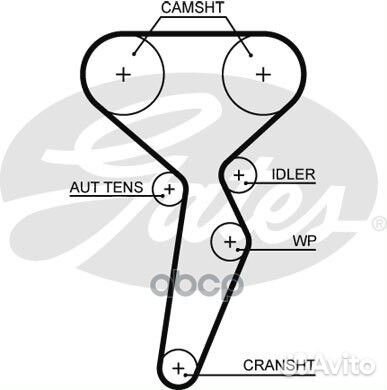 Ремень грм 5671XS Gates