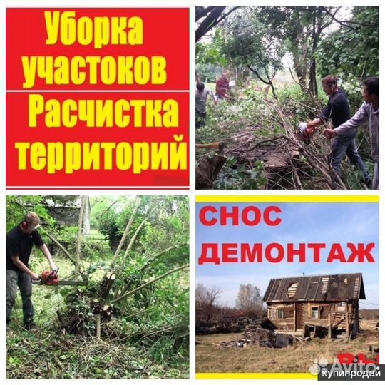 Расчистка участков, Уборка