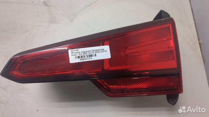 Фонарь крышки багажника Audi A4 (B9), 2018
