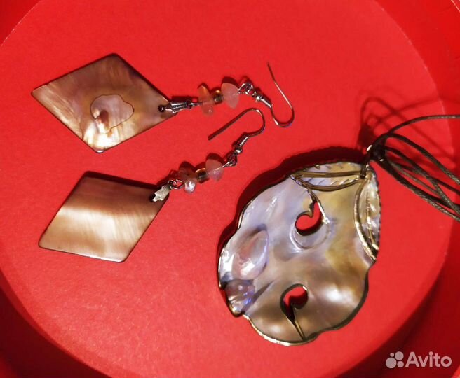 Подвеска и серьги