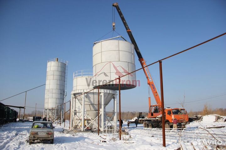 Силосные емкости. силос 500 силос 700т. силос 1000