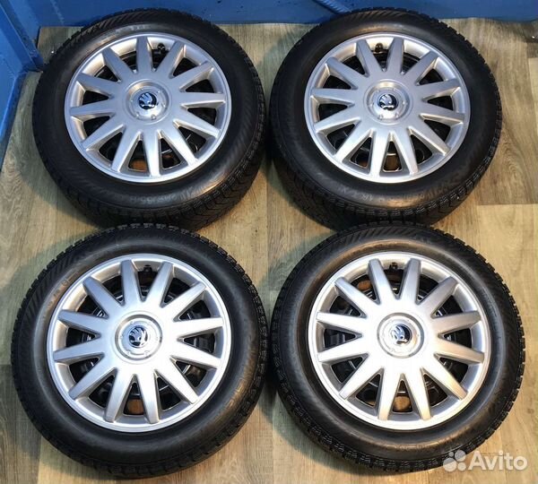 Колеса Skoda octavia R16 зима шипы