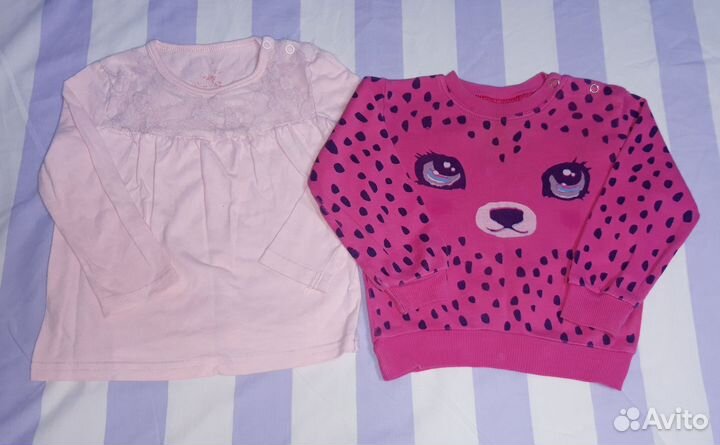 Вещи на девочку 80-86. Пакетом