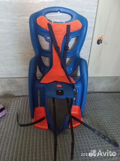 Детское велокресло заднее