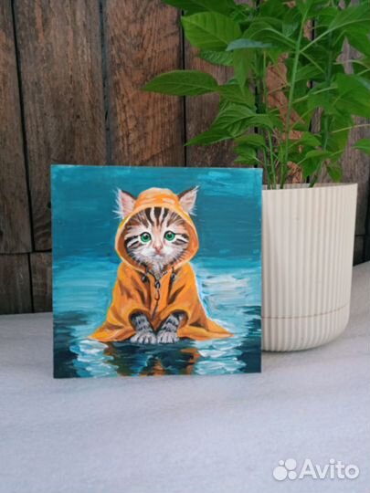 Картина акрилом 