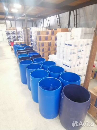 Бочка пластиковая чистая, 227 литров