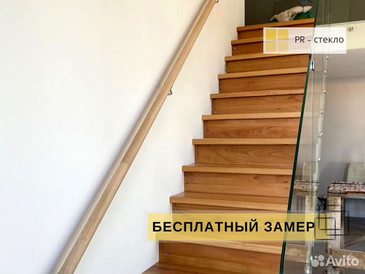 Стеклянные ограждения лестниц под ключ