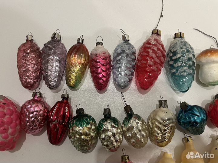 Елочные игрушки СССР лот