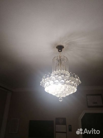 Люстра потолочная бу