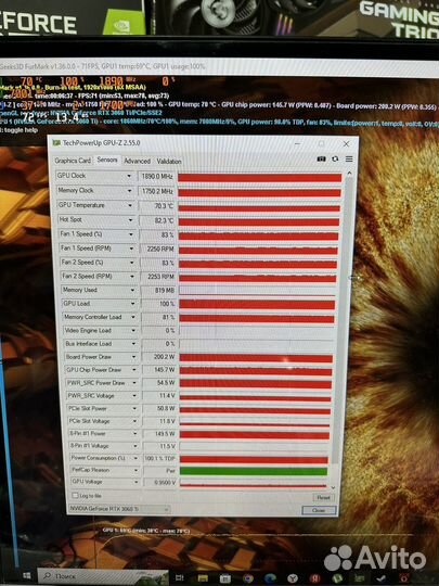 Asus RTX 3060ti dual mini OC LHR