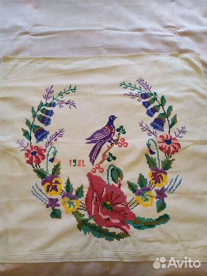 Вышивка крестиком СССР 60-80 винтаж ретро