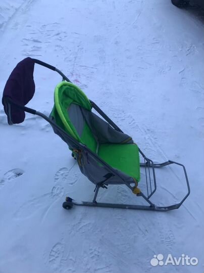 Санки коляска ника 2