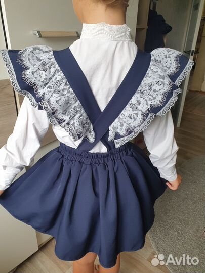 Школьная форма для девочки 128 синяя