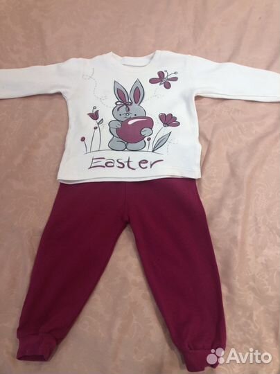 Вещи пакетом на девочку 68-74