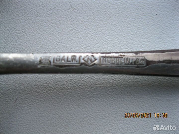 Ложки чайные старинные с клеймом - 3 шт