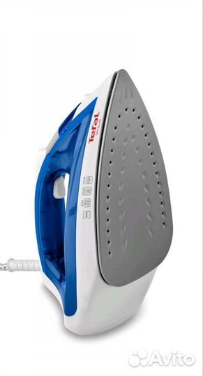 Утюг tefal virtuo fv1711e0 синий белый