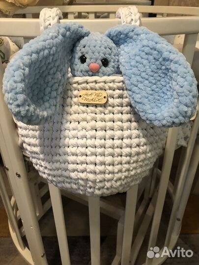 Зайчик плюшевый ручной работы