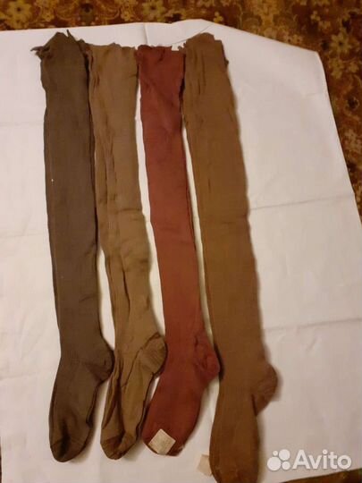 Чулки -колготки жен.СССР х/б и эластик