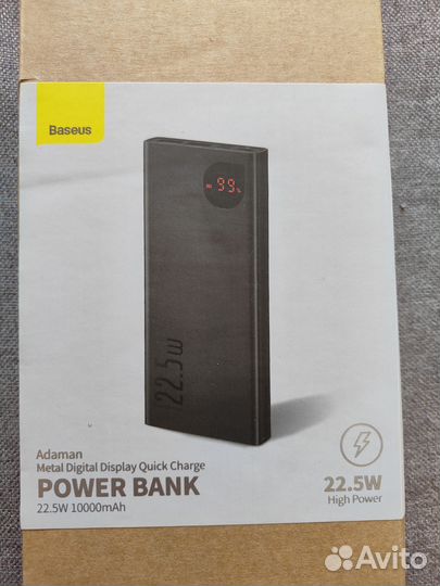 Повербанк Baseus adaman 10000 мАч, 22.5W