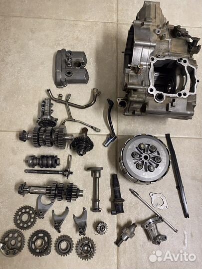 Yamaha wr 450 f разбор двигателя