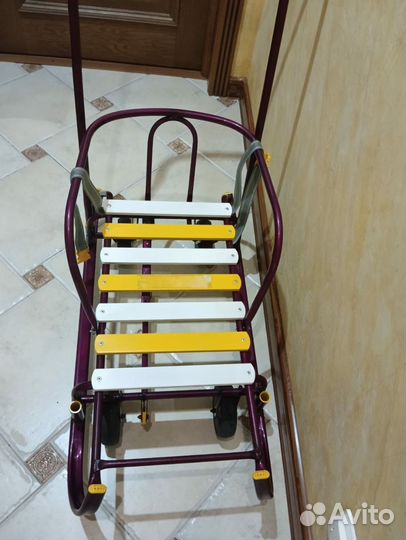 Санки с колёсиками Тимка