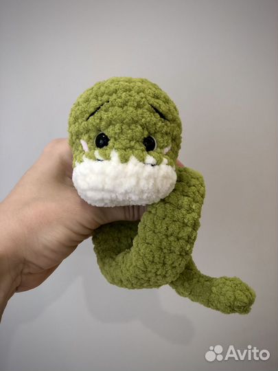 Змея плюшевая