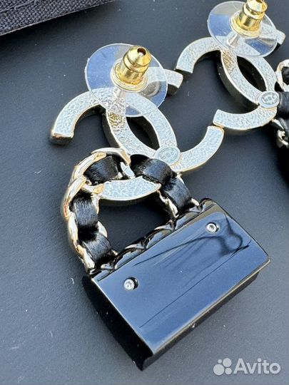 Серьги Chanel, оригинал