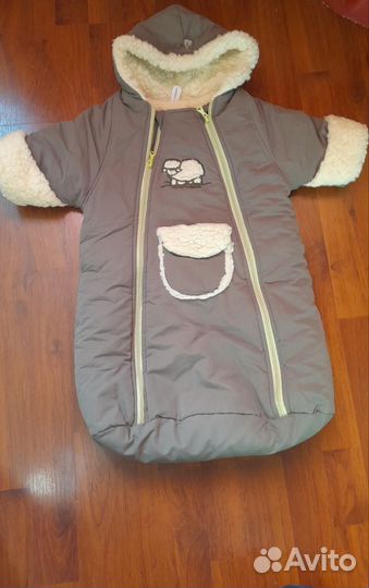 Зимний конверт в коляску