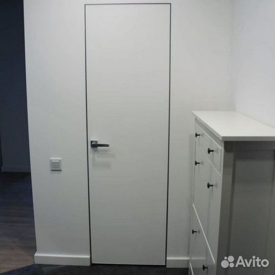 Двери межкомнатные скрытые под покраску, отделку