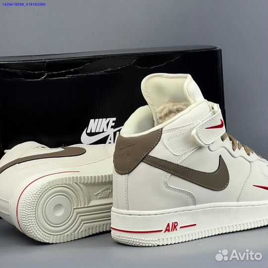 Кроссовки Nike Air Force 1 High (с мехом) (Арт.88687)