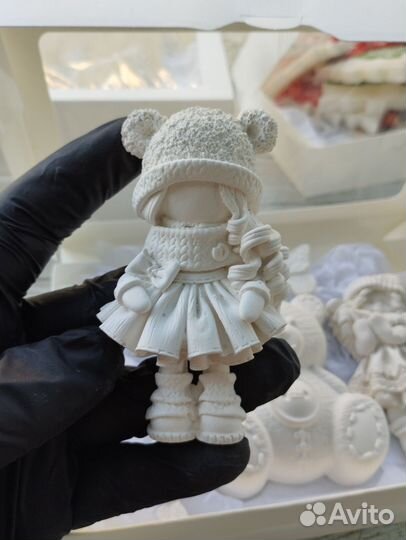 Фигурки для раскрашивания из гипса