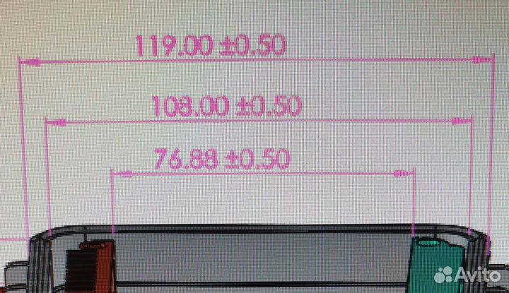 Коробка для мушек с поводками на 50,100 мушек