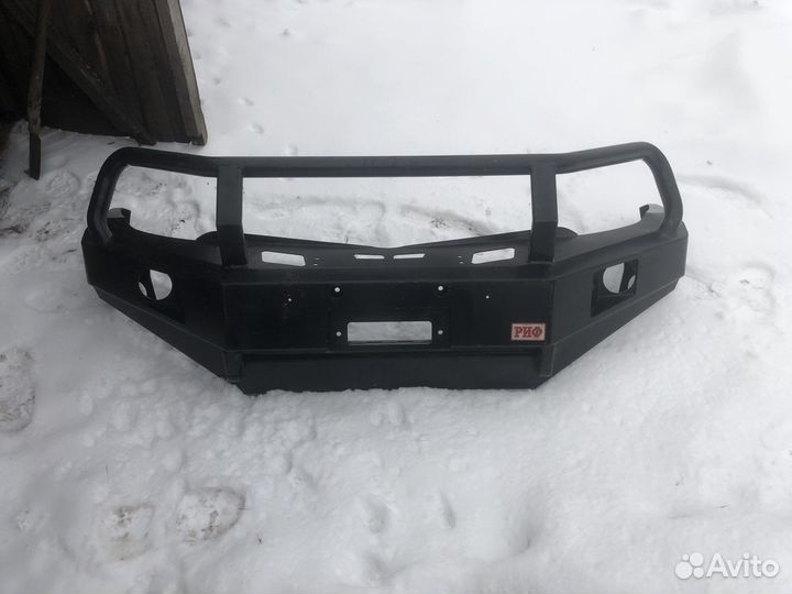 Силовой бампер на mitsubishi