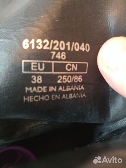 Ботинки жен Zara натур кожа весна 38р