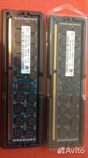 Dddr3 ECC 10600 Hynix 8Гб х2
