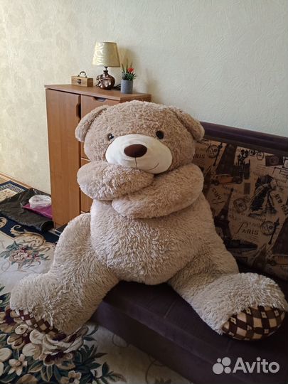 Большая мягкая игрушка медведь