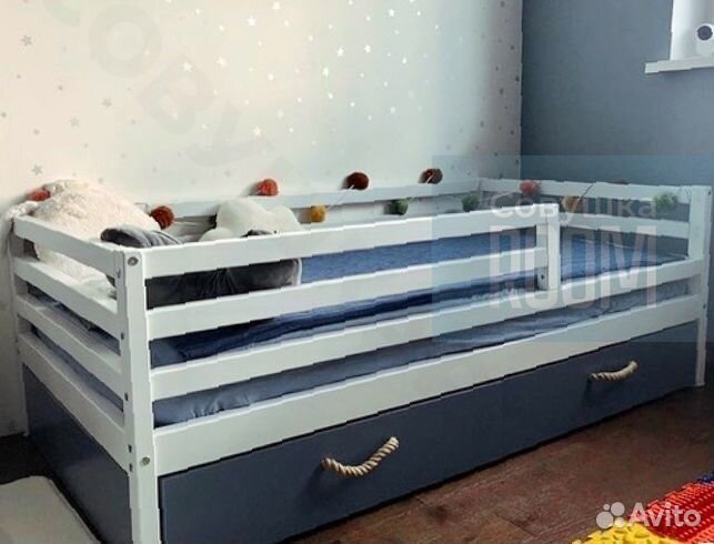 Детская кровать с бортиком на заказ